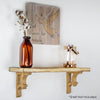 Wood Corbels Shelf Brackets (Set of 2)